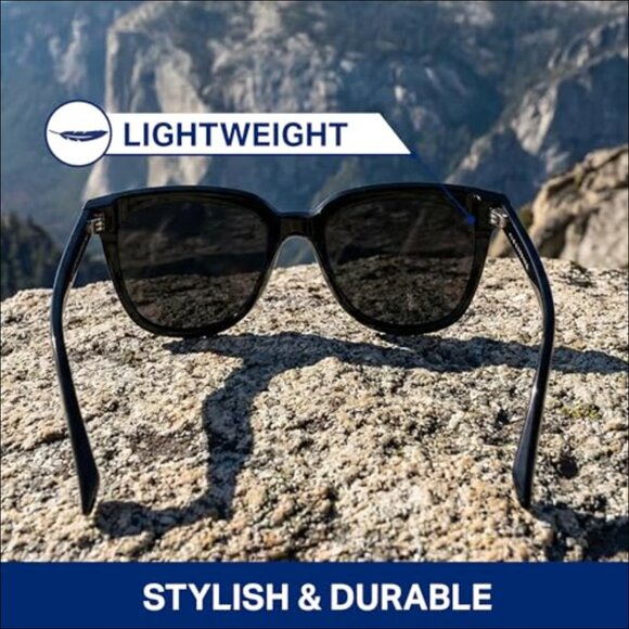 Polarized Cat-Eye Sunglasses with 100% UV Protection, TR90  display picture 2